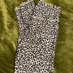 NWT Forever 21 High Waisted Leopard Leggings